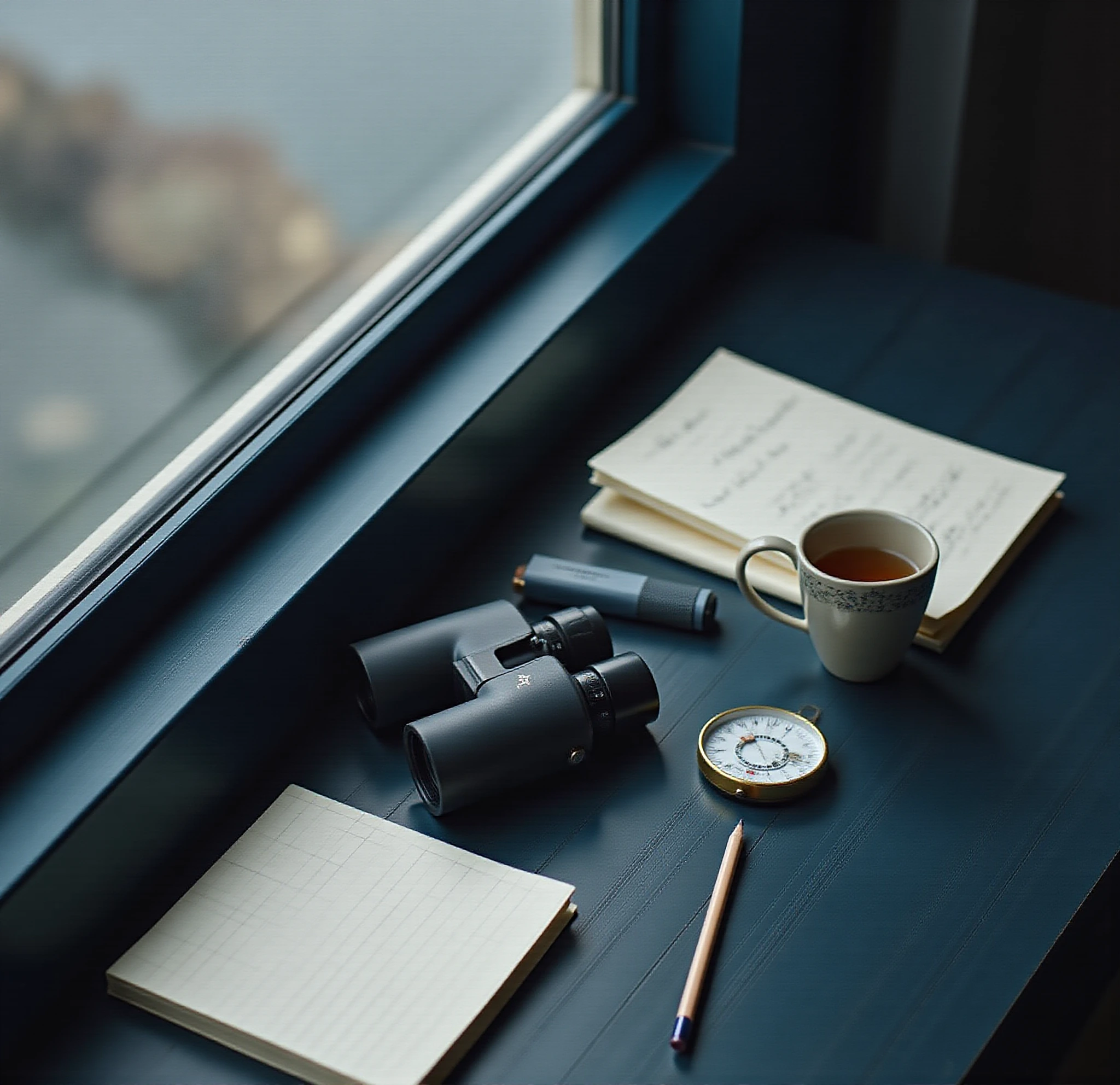 Illustrative hurricane-guide planning desk